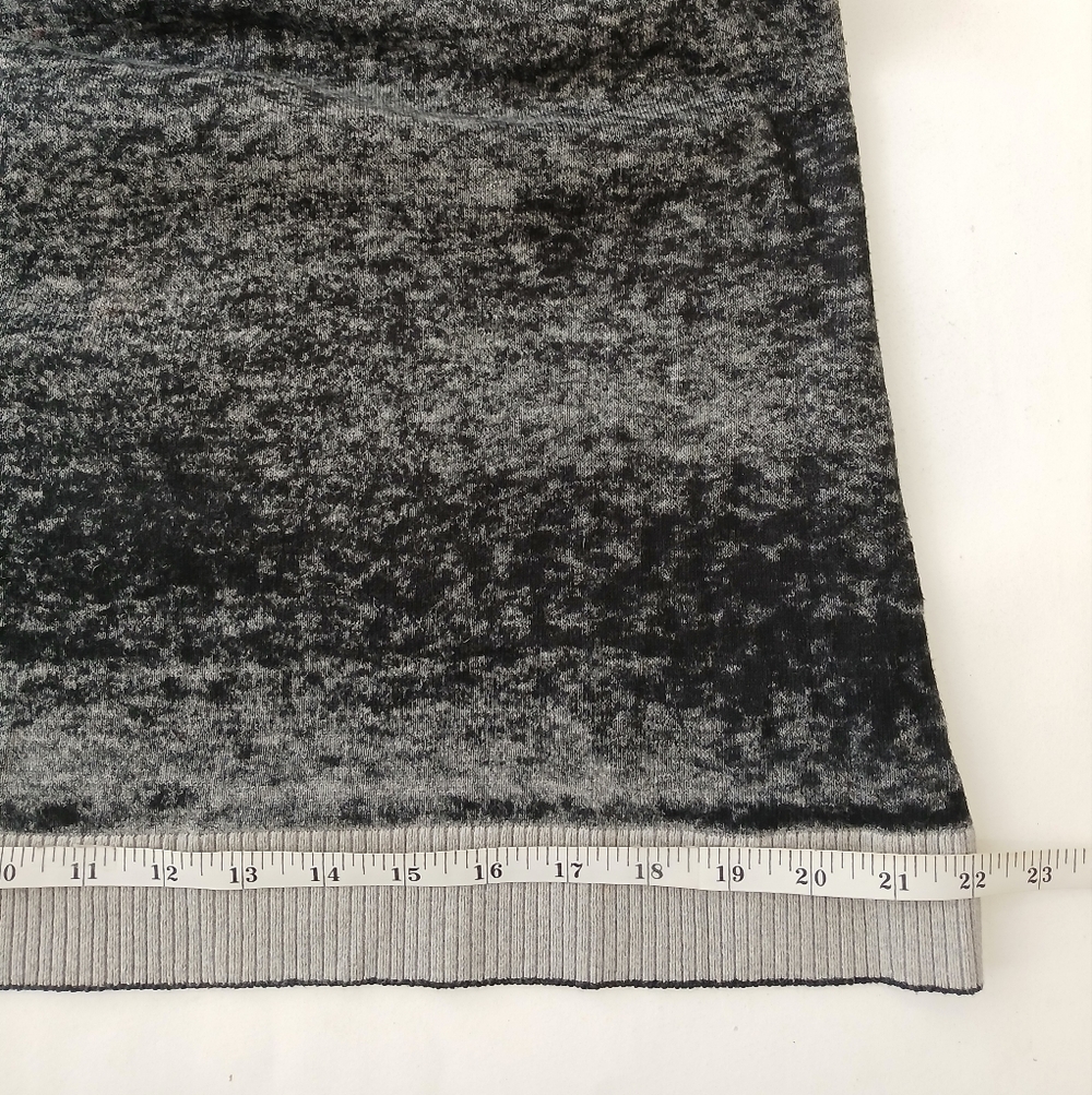 525 AMERICA Luxe Cashmere/Cotton Blend V-neck Cross Back twist/wrap sweater Sz S - Picture 13 of 15